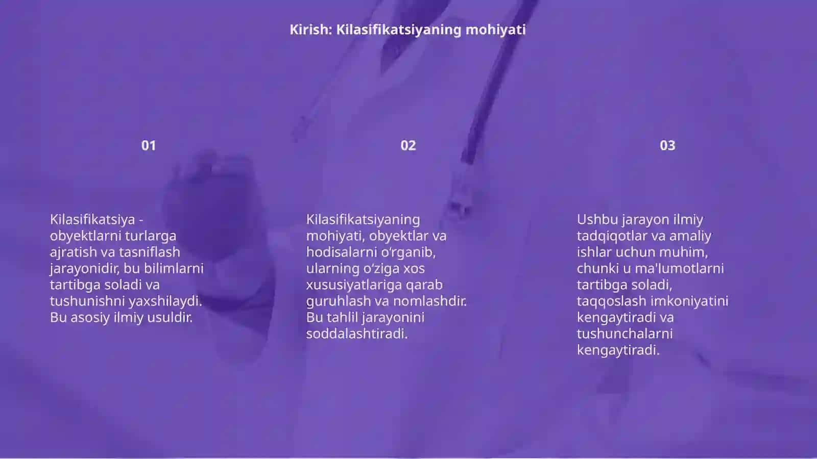 Don kilasifikatsiyasi 3