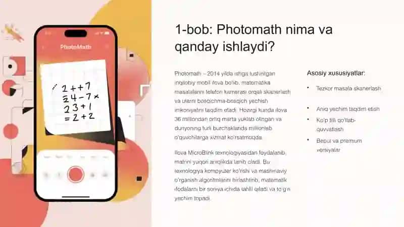 Photomath dasturi 3