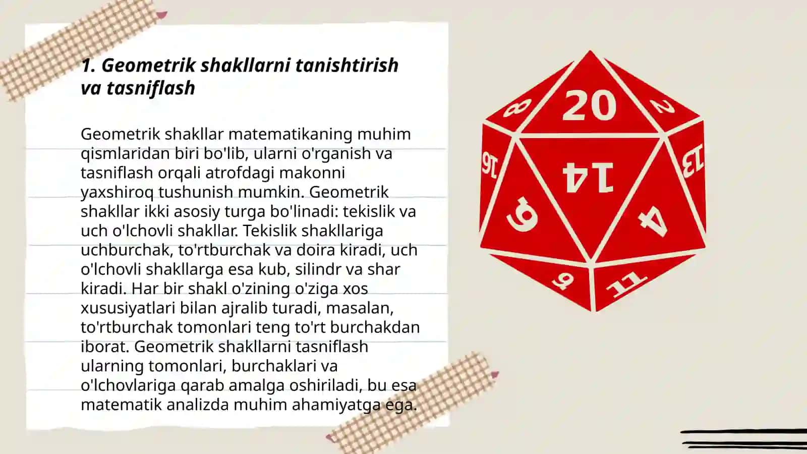 Geometrik shakllar metodikasi 3