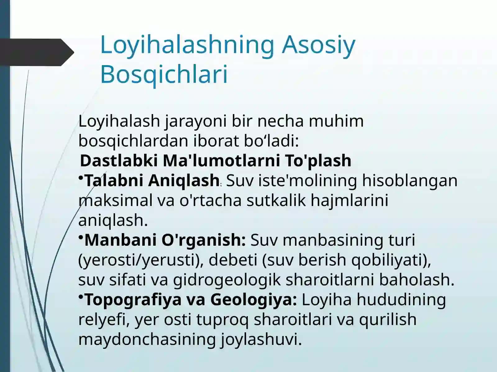 SuvChiqarishIshiningTexnologikSxemalariniLoyihalash 3