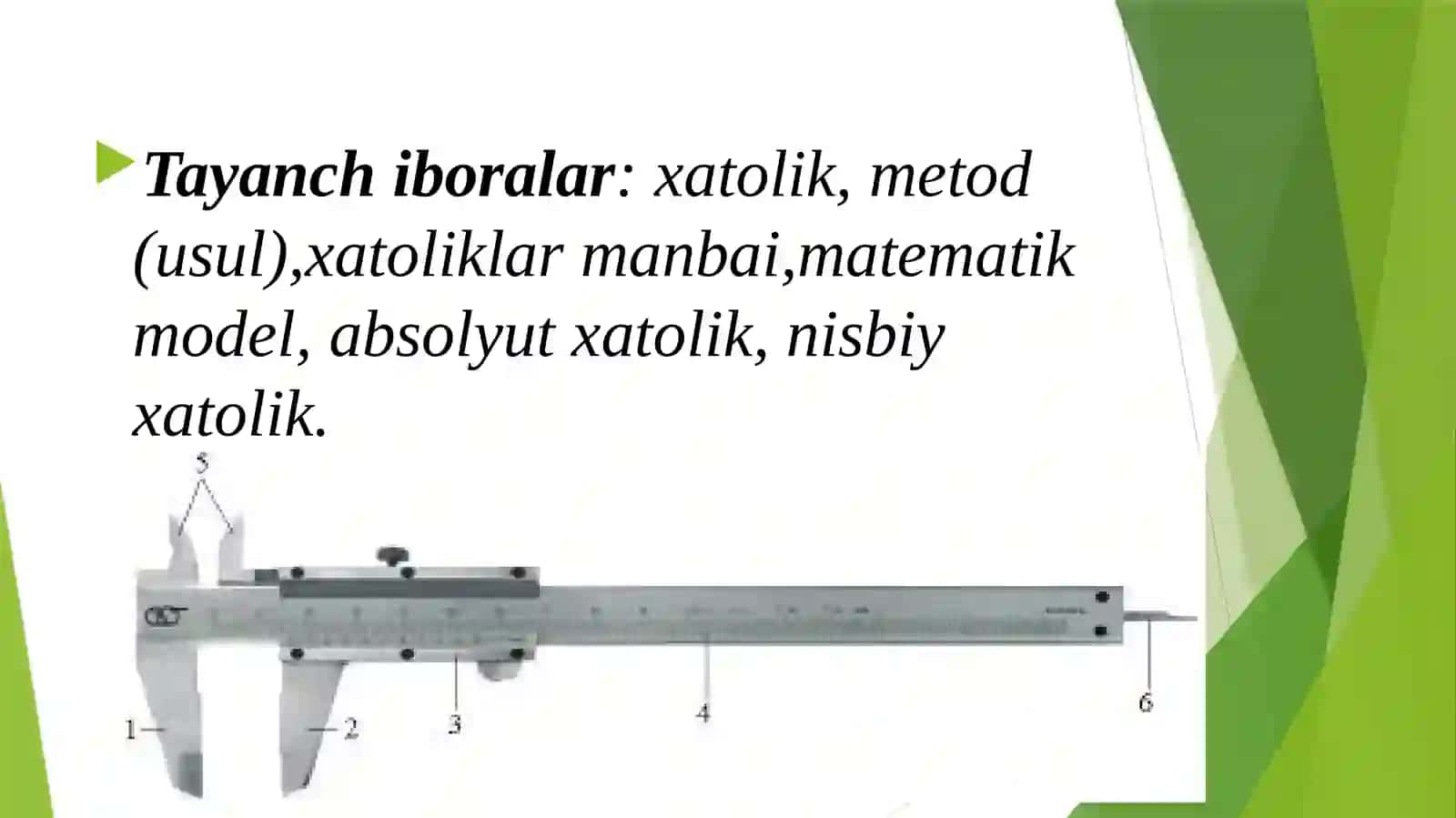 Kirish. Xatoliklar nazariyasi 3