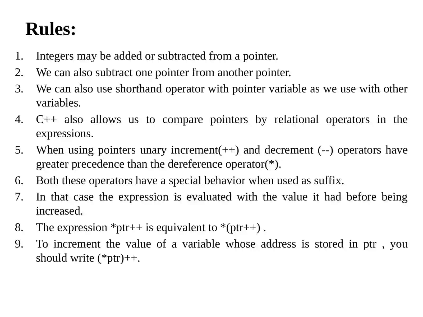 Pointer Arithmetic 3
