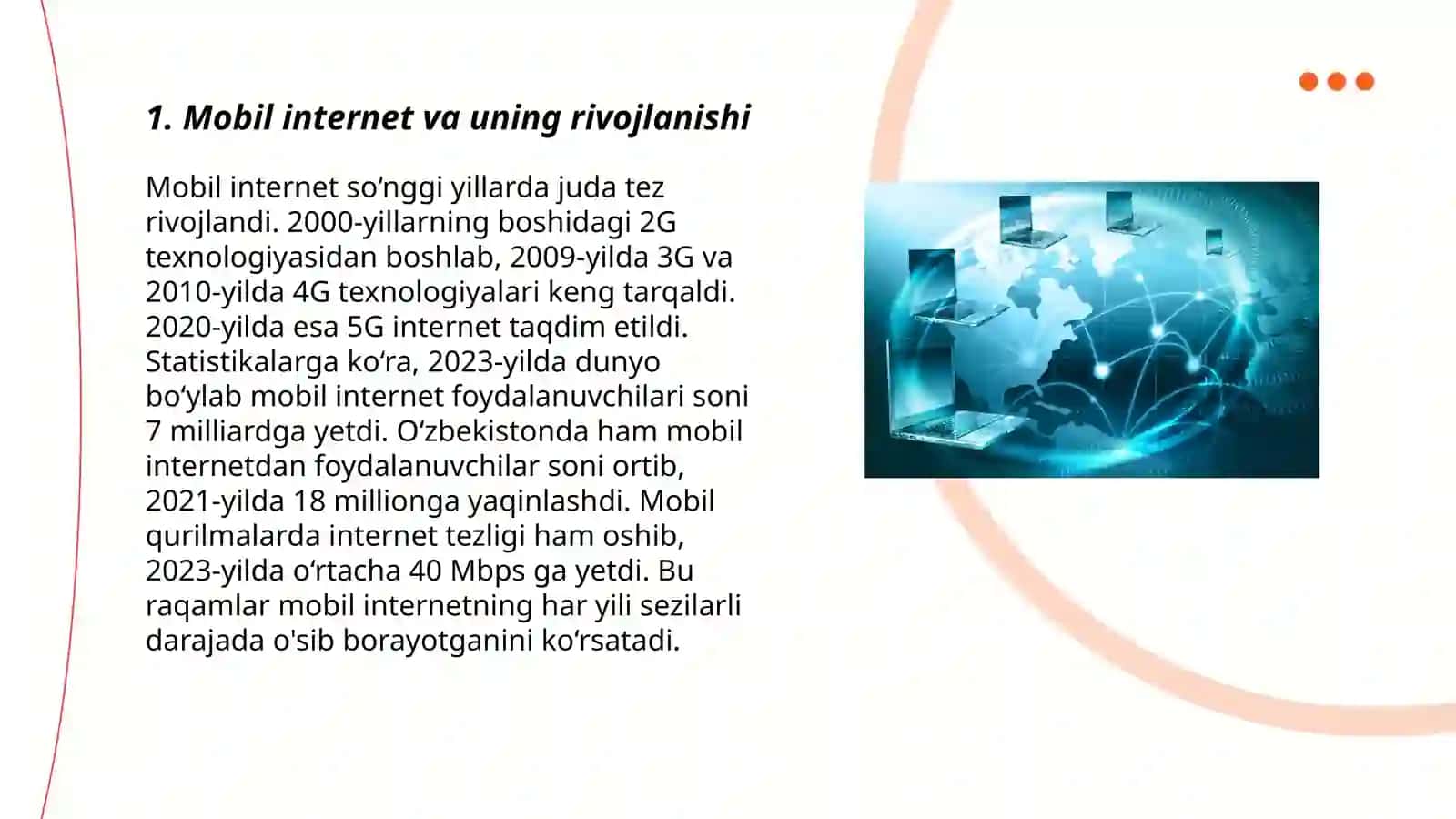 Mobil internet texnalogiyalari 3
