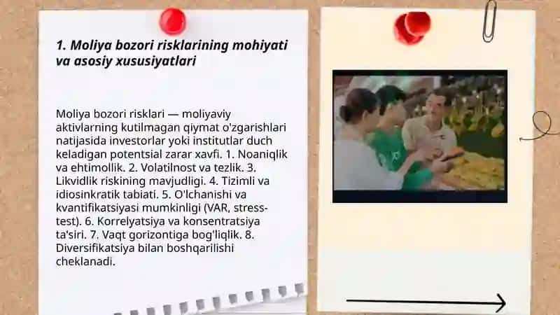 Moliya bozori risklari: mohiyati, asosiy turlari va baholash usullari 3