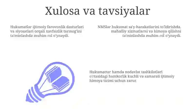 Ijtimoiy himoya va o'zaro hamkorlik 3