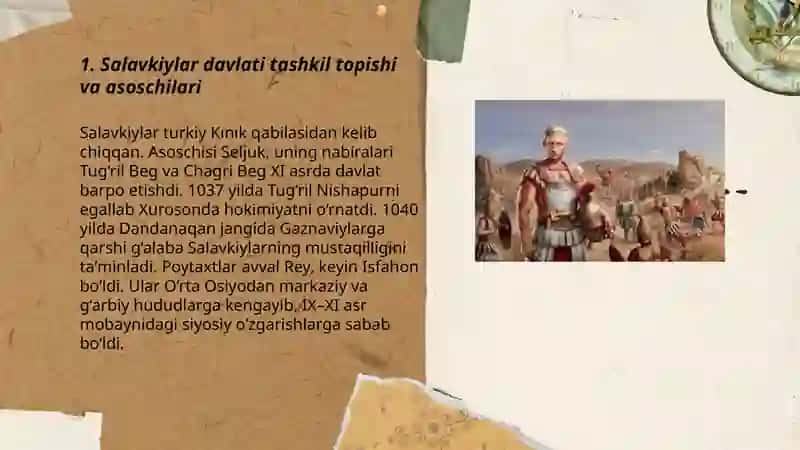 Salavkiylar davlati tashkil topishi va asoschilari 3