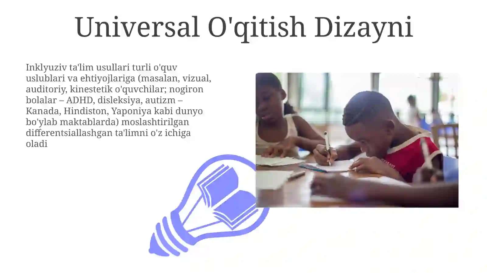 Inklyuziv ta'lim uslublari turlari va asoslari 3