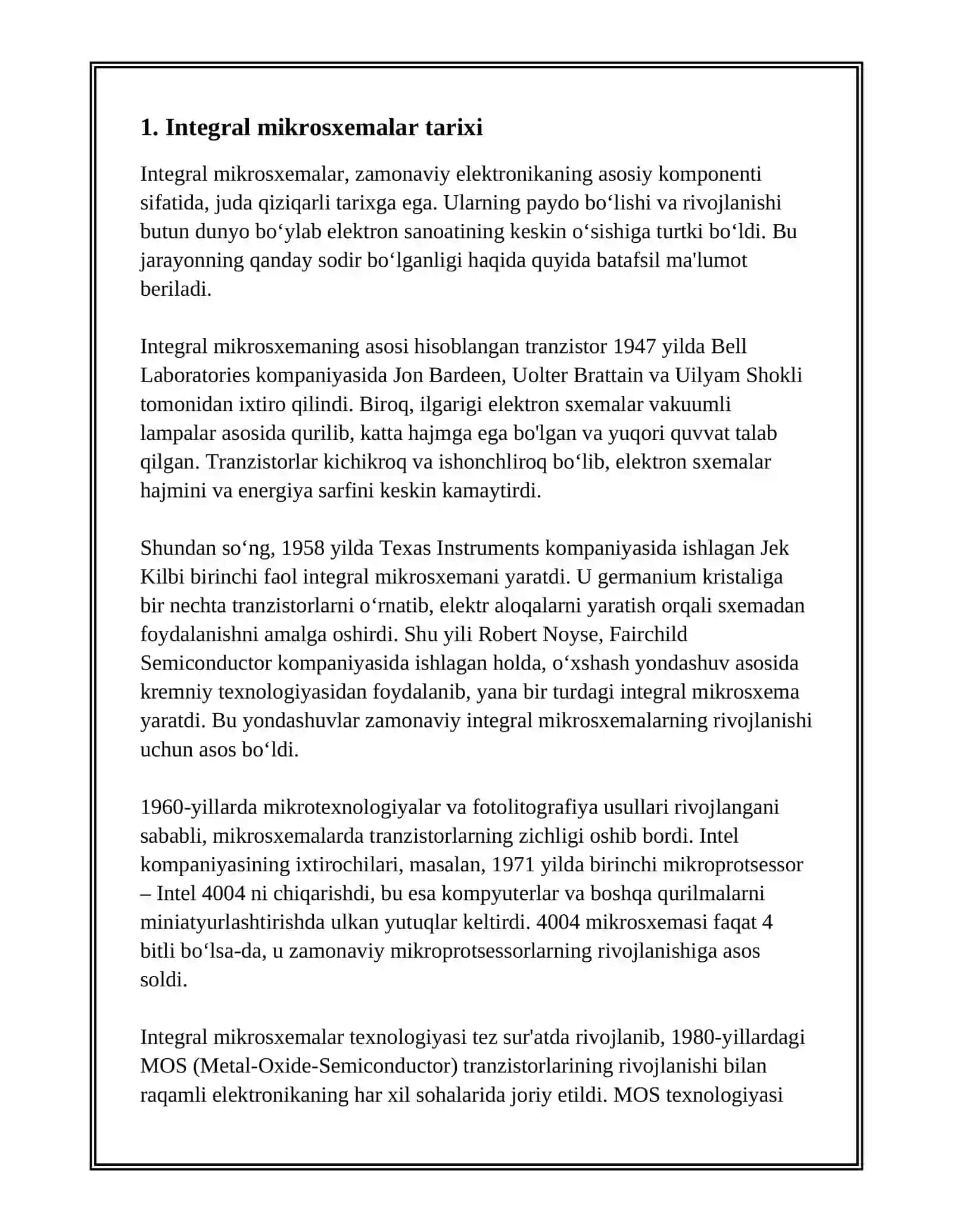 INTEGRAL MIKROSXEMALAR ULARNING TAYYORLASH JARAYONI 3
