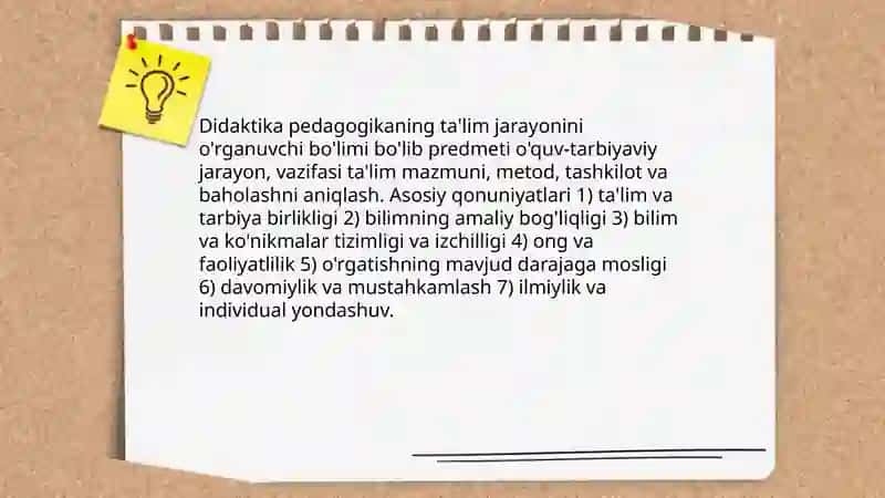 Didaktika va uning qonuniyatlari 3