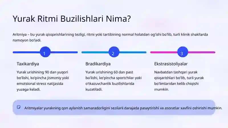 Yurak Ritmi Buzilishlari (Aritmiyalar) Propedevtikasi 3