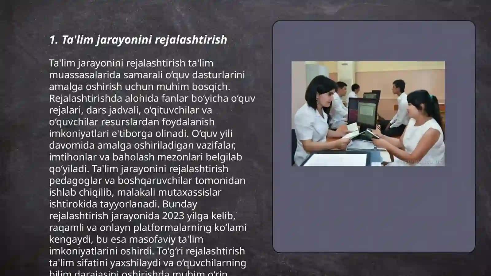 Ta’lim jarayoni va o‘qitish turlari 3