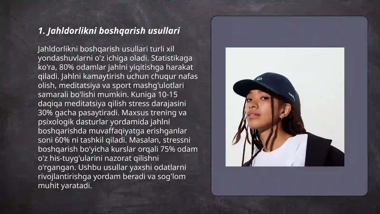 Jahldorlikni boshqarish usullari 3