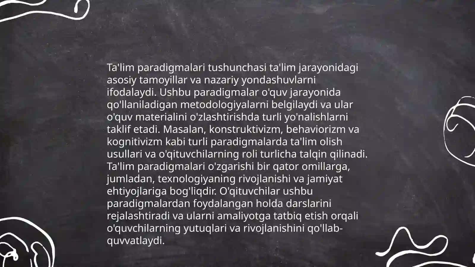 Ta'lim paradigmalari 3