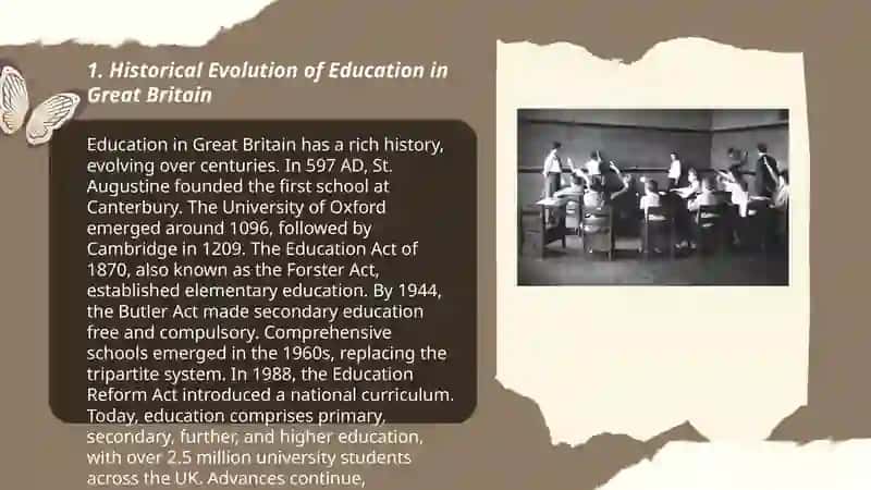 Development of education in Great Britain 3
