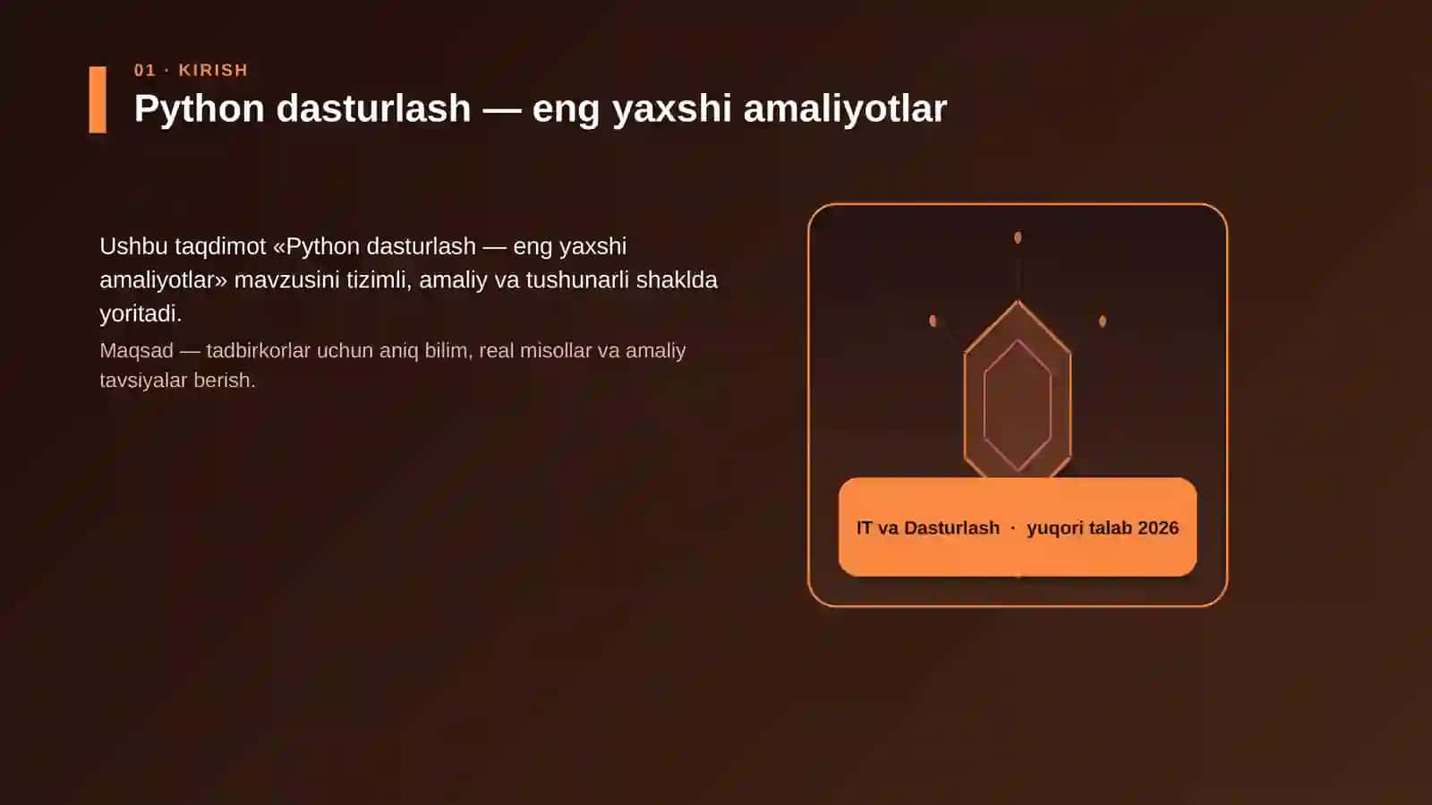 Python dasturlash — eng yaxshi amaliyotlar 3
