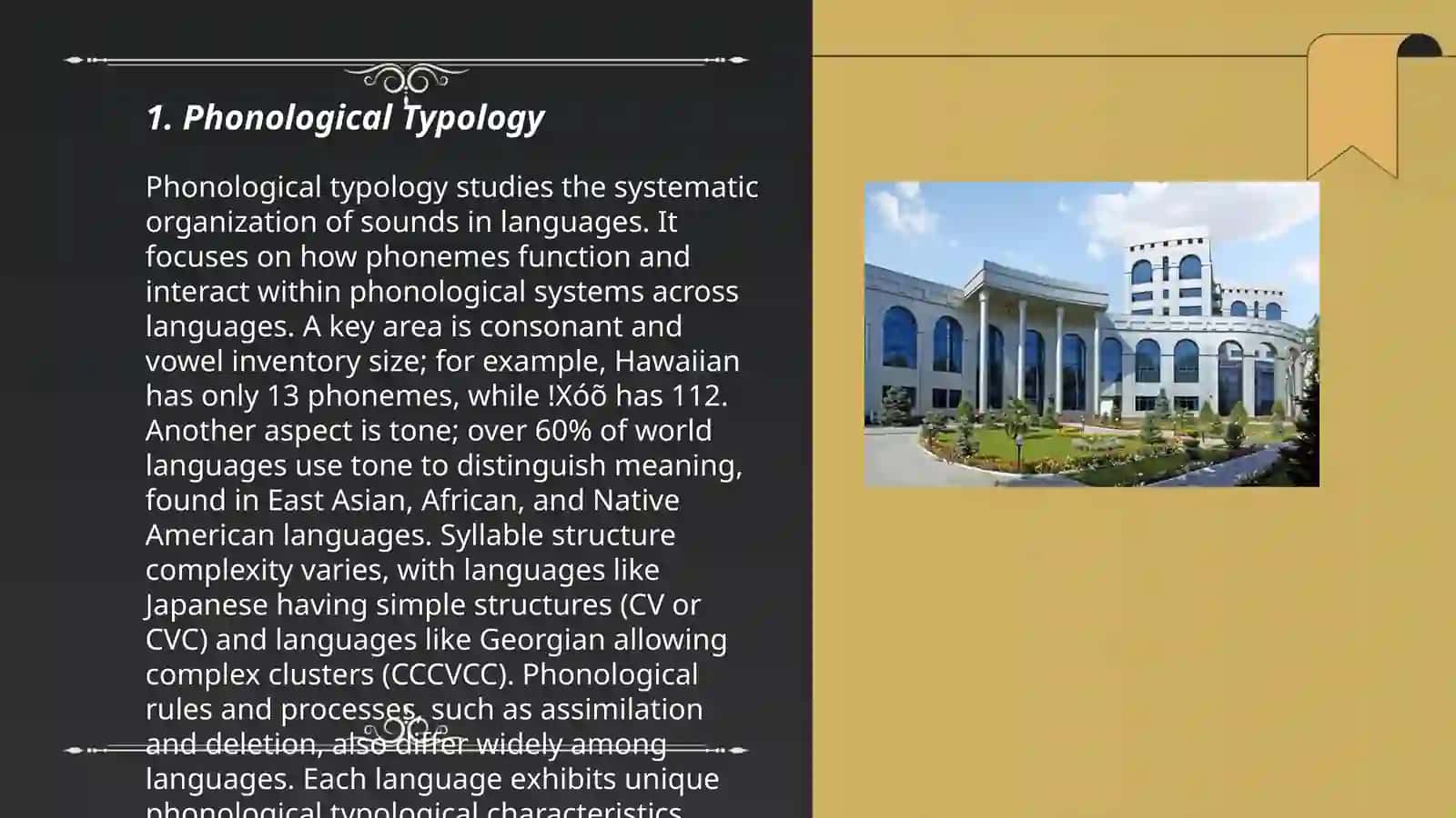 Factors developing linguistic typology 3