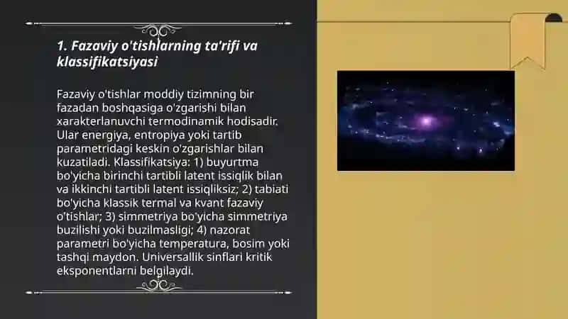 Fazaviy o'tishlar 3