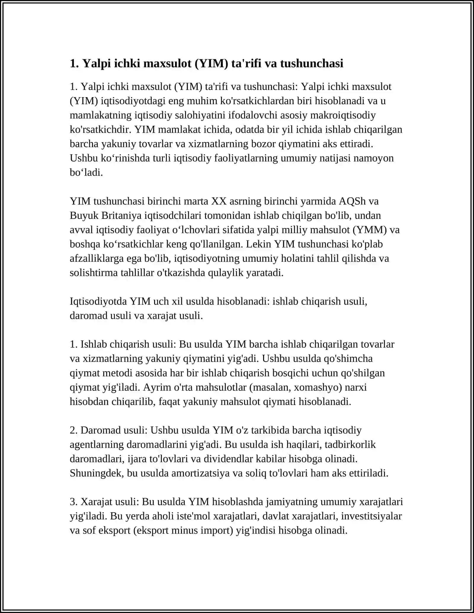 Yalpi Ichki Maxsulot 3