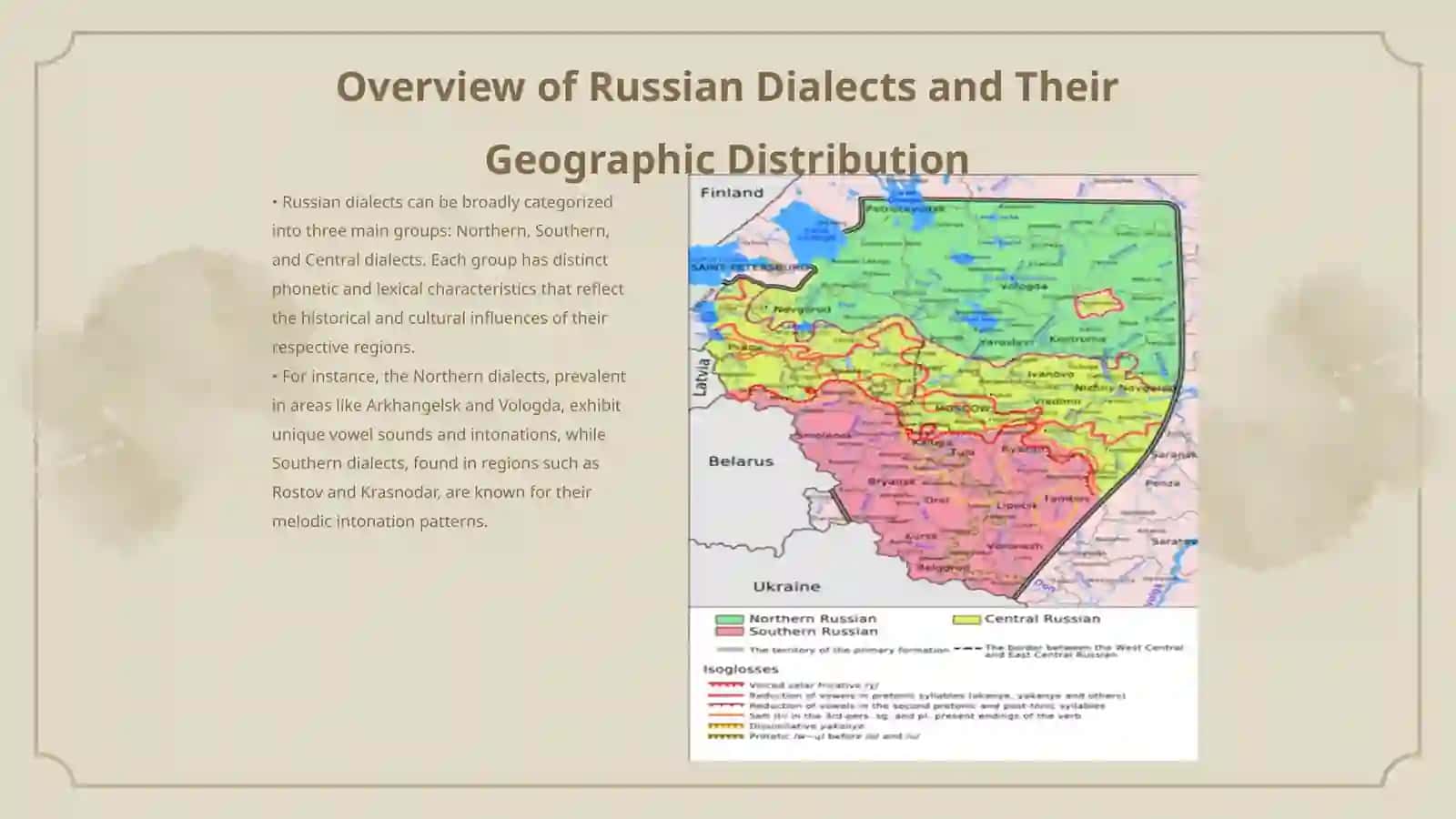 The influence of regional dialects on Russian pronunciation 3