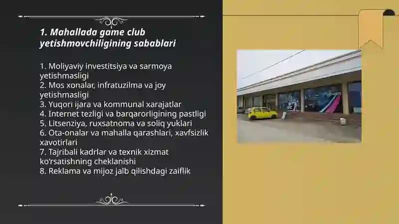 Mahallada Game club yetishmovchiligi 3