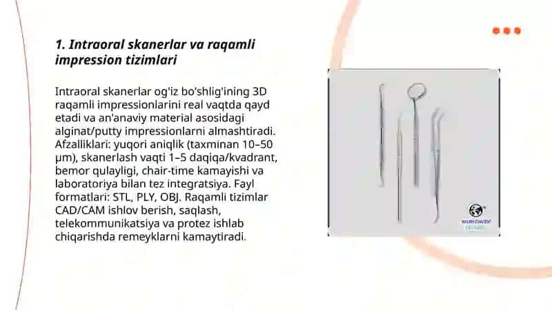 Zamonaviy stomatologik asboblar va uskunalar 3
