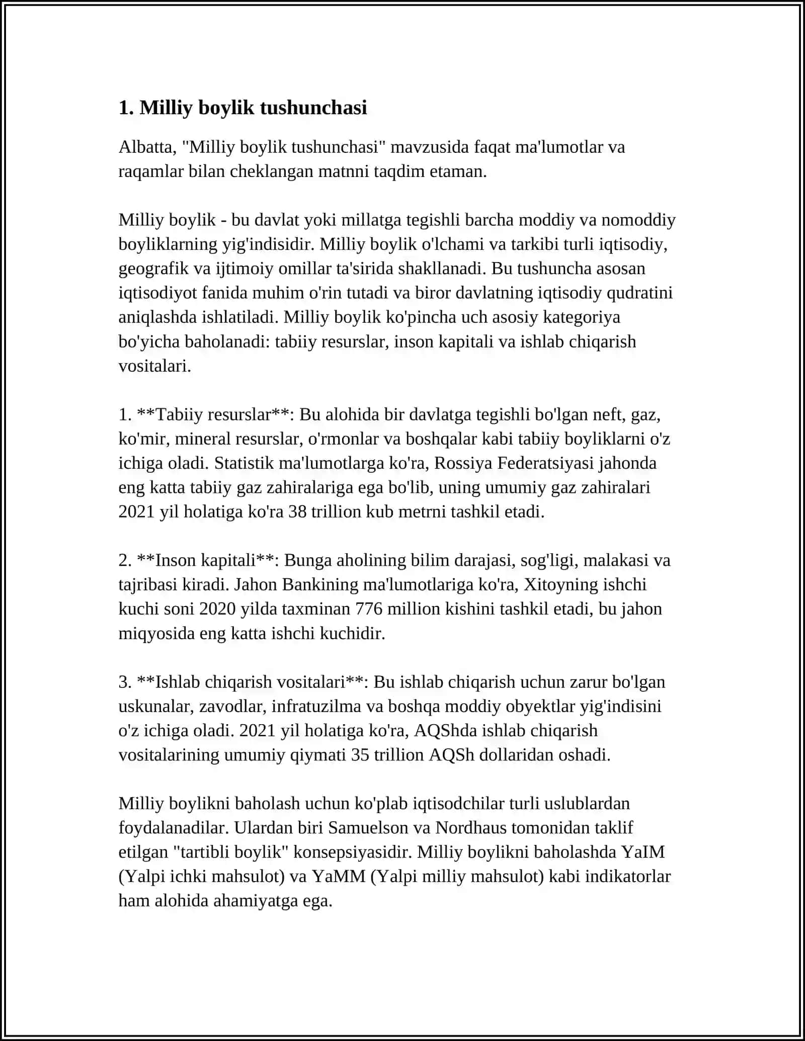 MILLIY BOYLIK STATISTIKASI 3