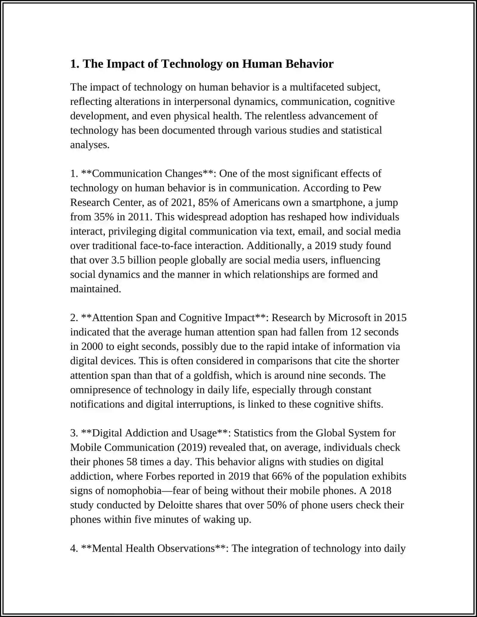 INFORMATION AND HUMANITY 3