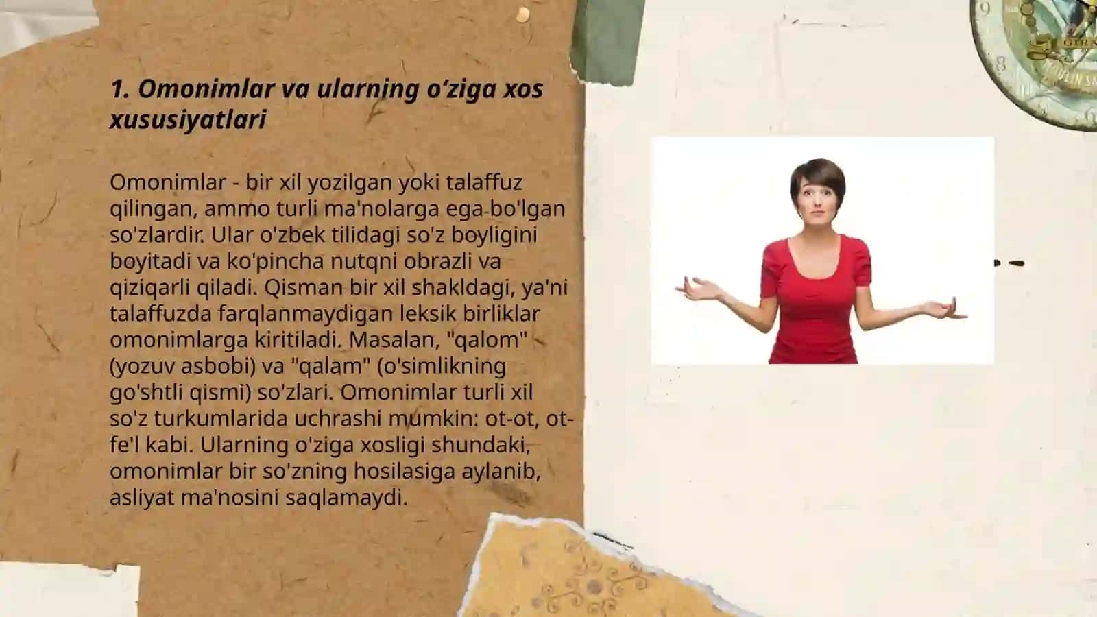 Omonimlar. Omoformalar. Omonimlarning yuzaga kelish sabablari 3