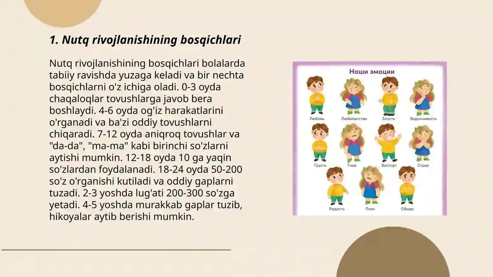 Nutqning rivojlanishi 3
