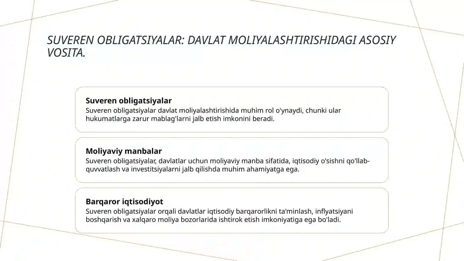 Suveren obligatsiyalar 3