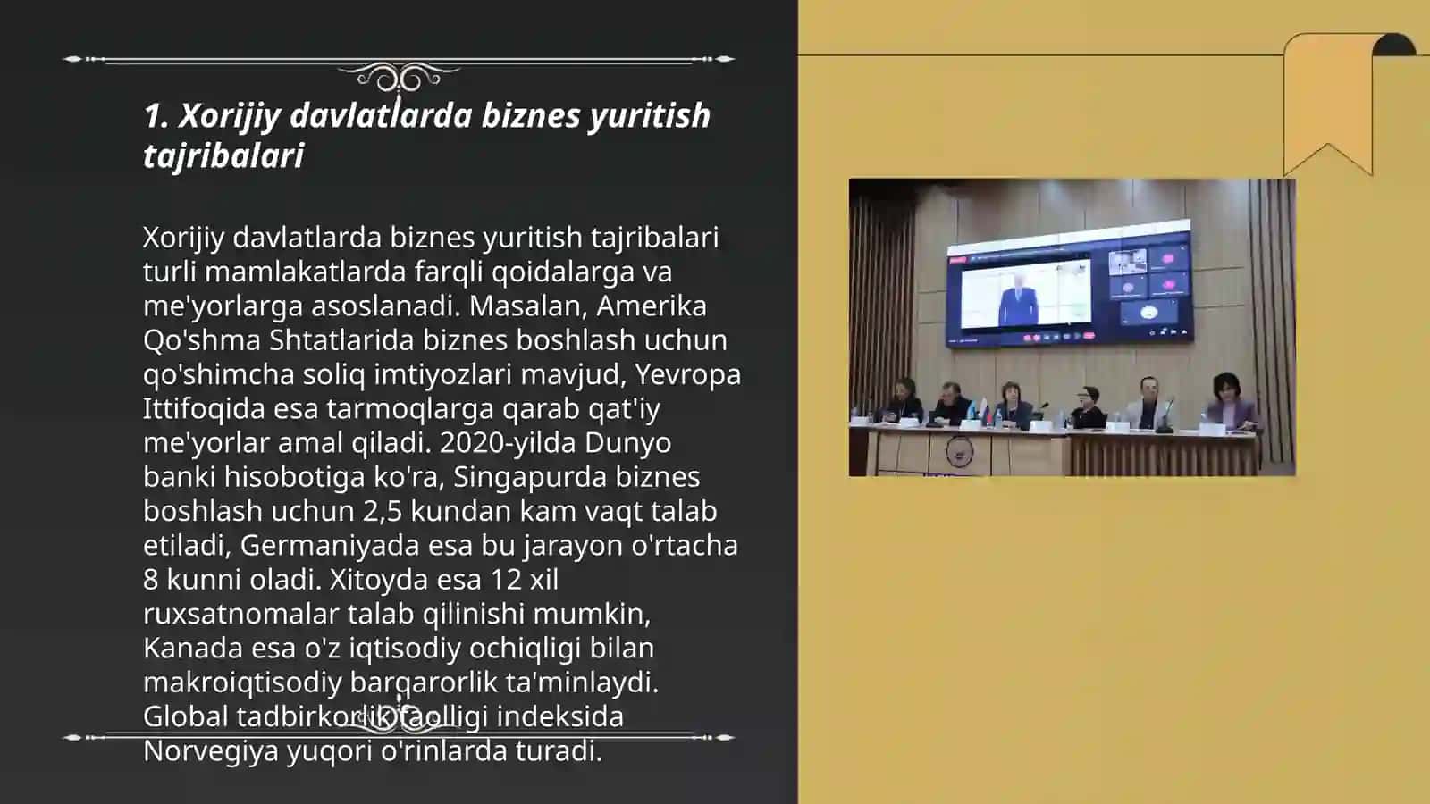 Xorijiy mamlakatlarda biznesni rivojlantirish tajribalari 3