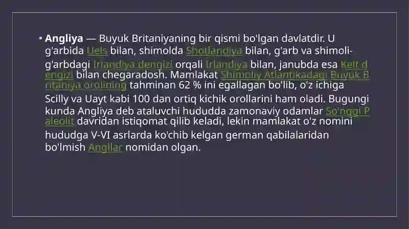 Angliya-tarixi va buguni 3
