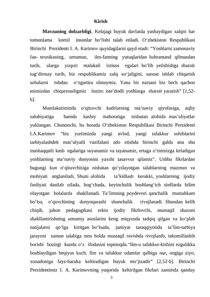 "ONA TILI O‘QITISH METODIKASI" 3