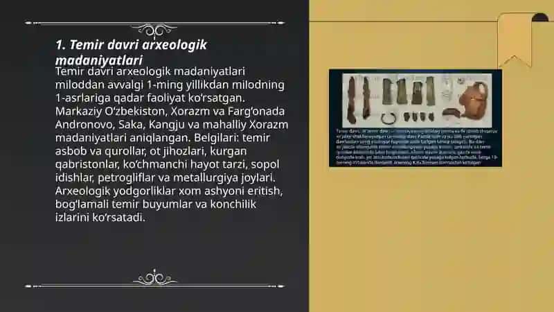 Temir davri arxeologik madaniyatlari 3