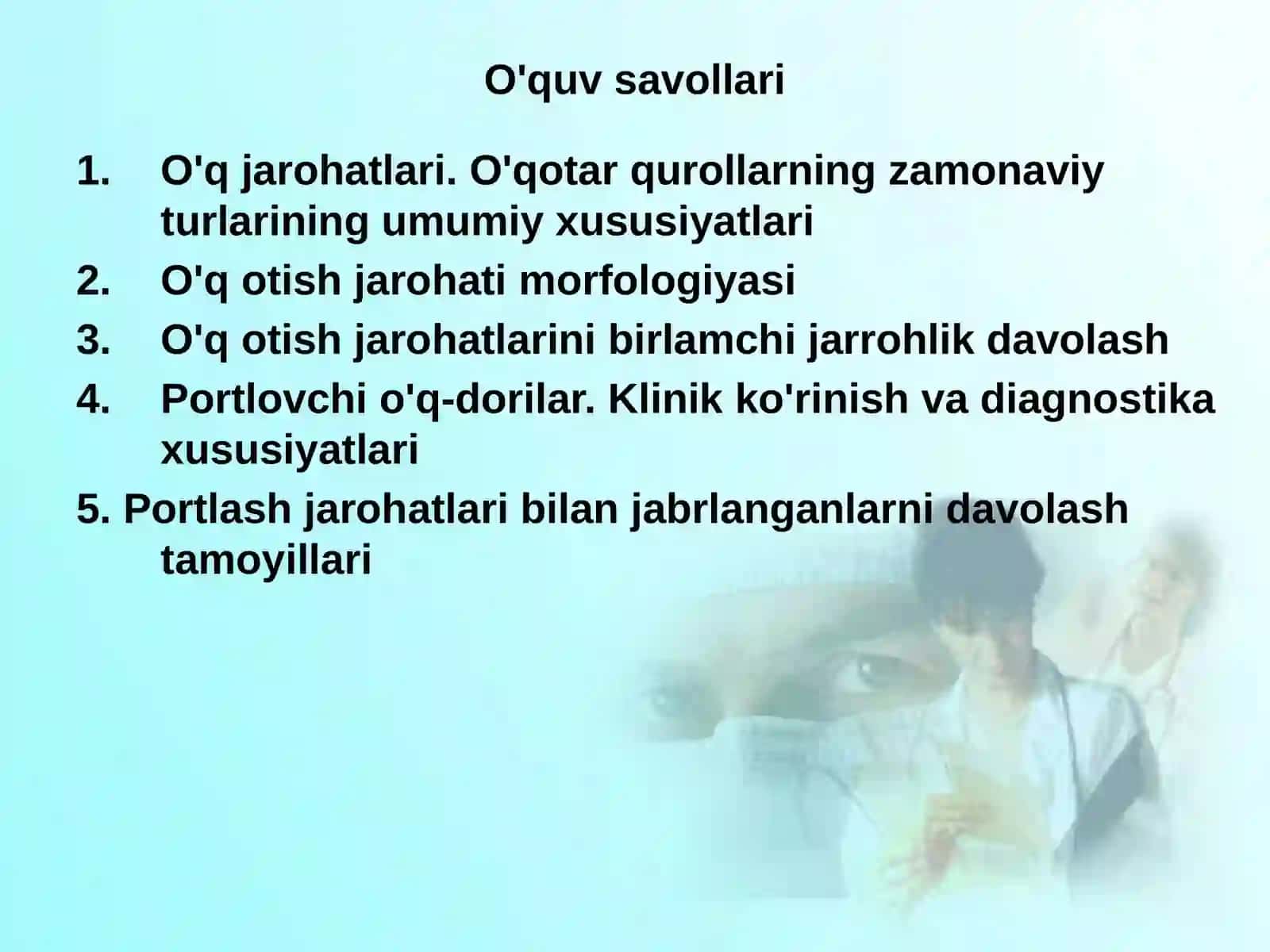 Zamonaviy o'q-dorilarning halokatli ta'sirining xususiyatlari 3