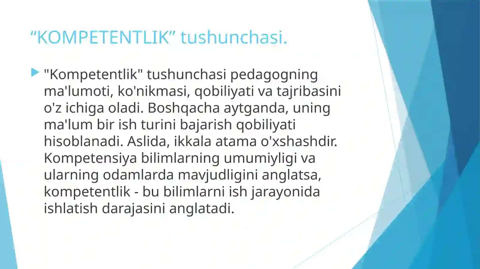 Hozirgi davr pedagog-tarbiyachining kasbiy kompetensiya 3