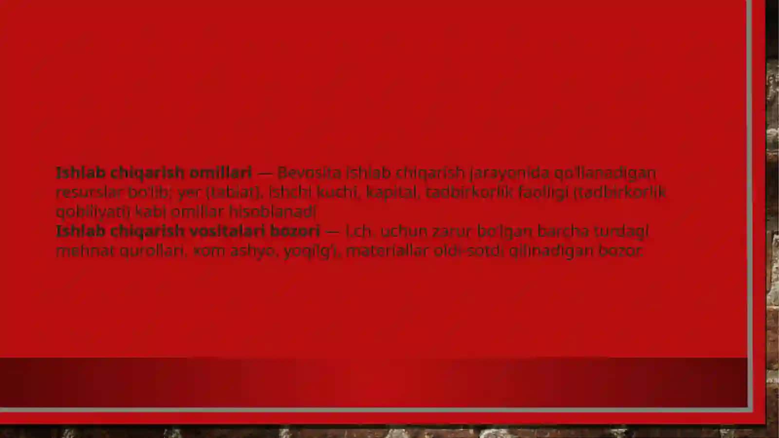 Ishlab chiqarish omillari 3