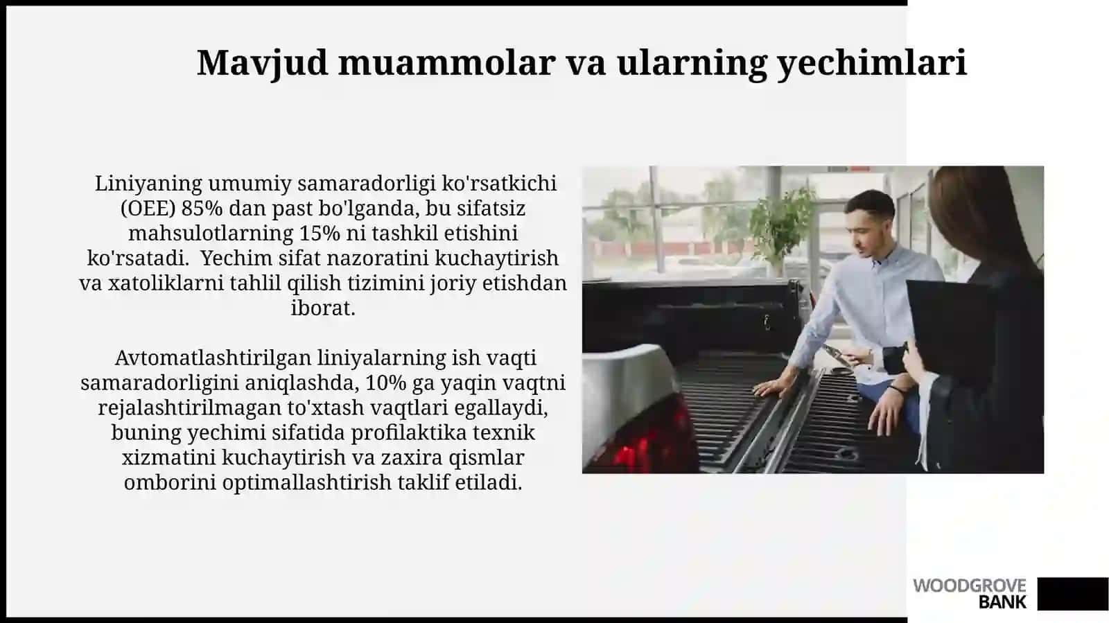 Avtomatlashtirilgan liniyalar samaradorligini aniqlash usullari 3