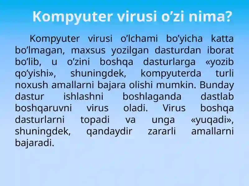 Viruslar va Antiviruslar 3