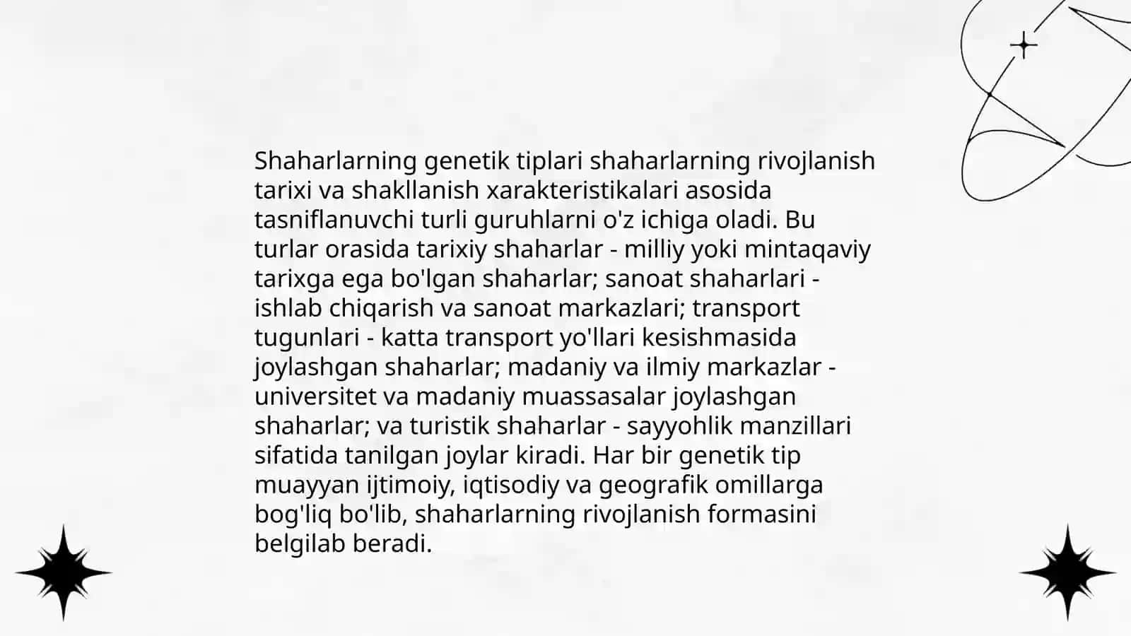 Shaharlarning genetik tipologiyasi 3
