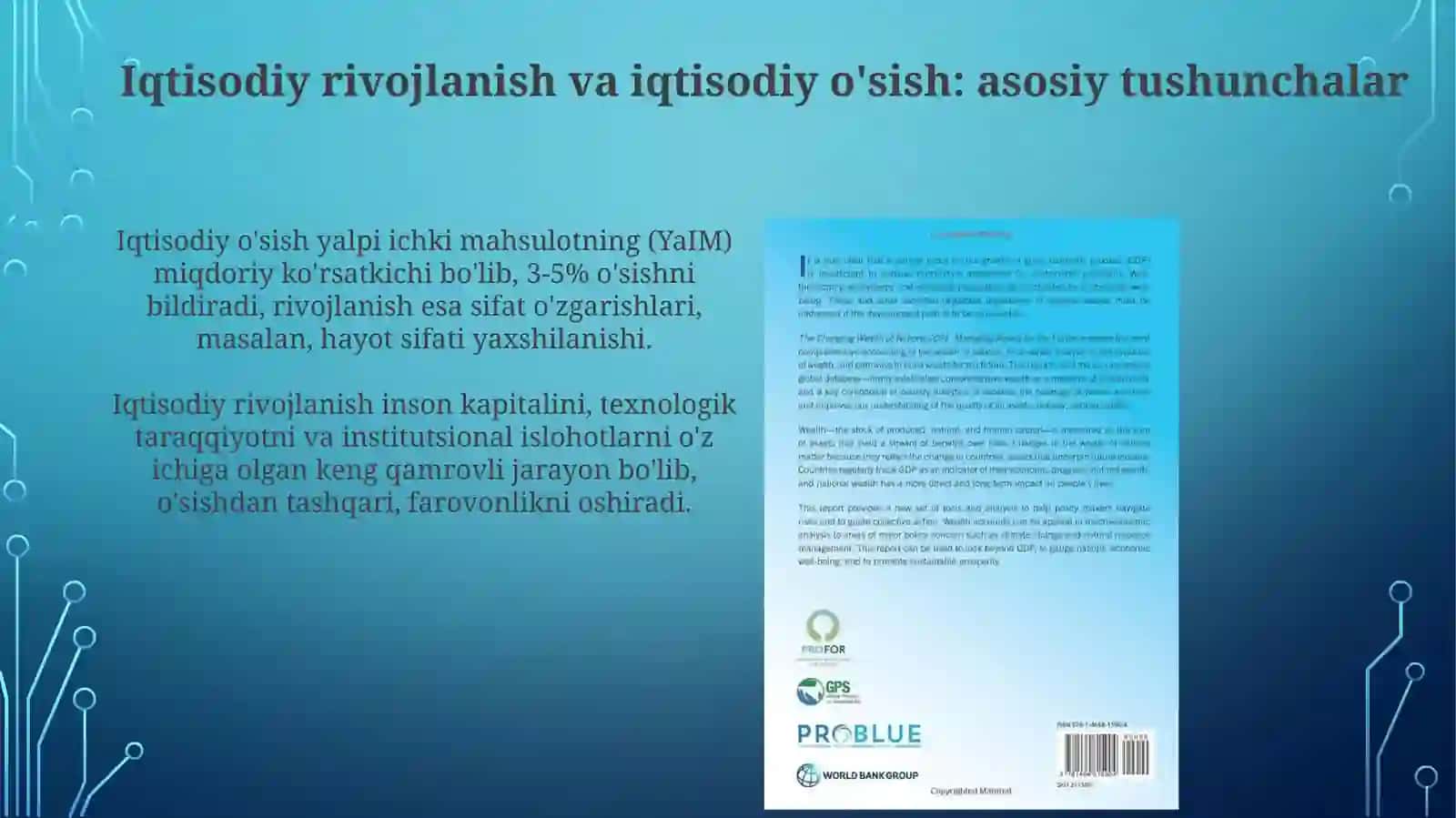 Iqtisodiy taraqqiyot 3
