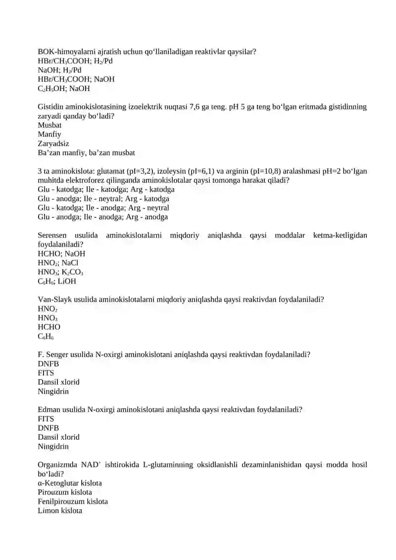 BIOORGANIK KIMYO 3