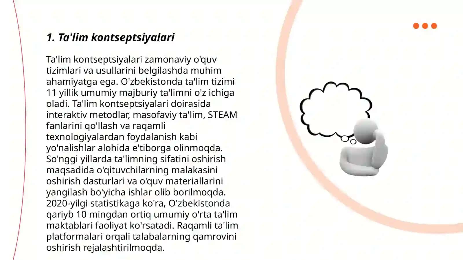 Ta'lim kontseptsiyalari 3