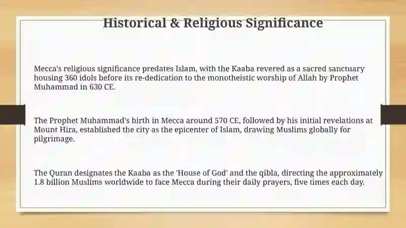 Mecca (pilgrimage tourism) 3