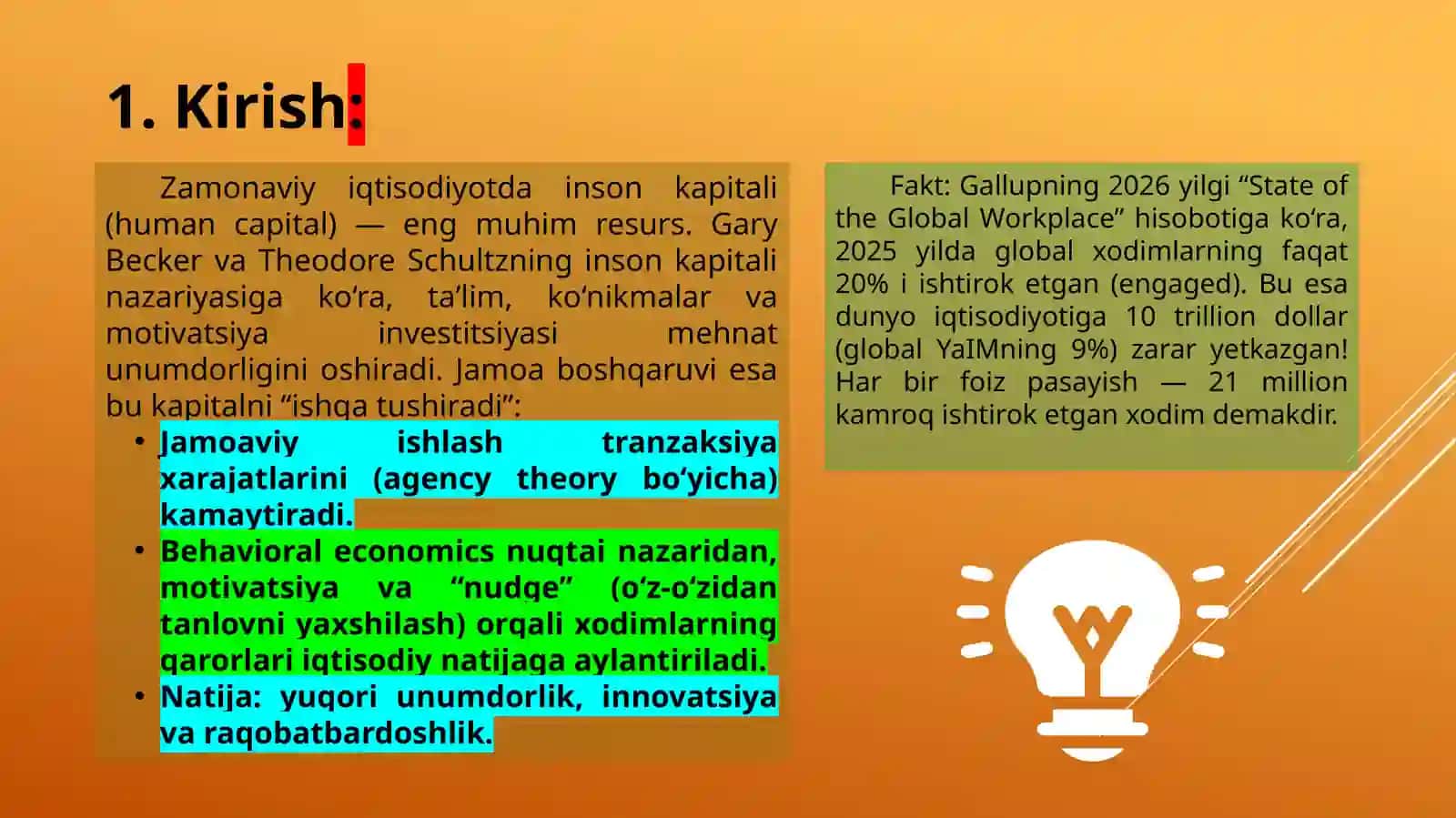 Menejmentda komandani (jamoani) boshqarish. 3