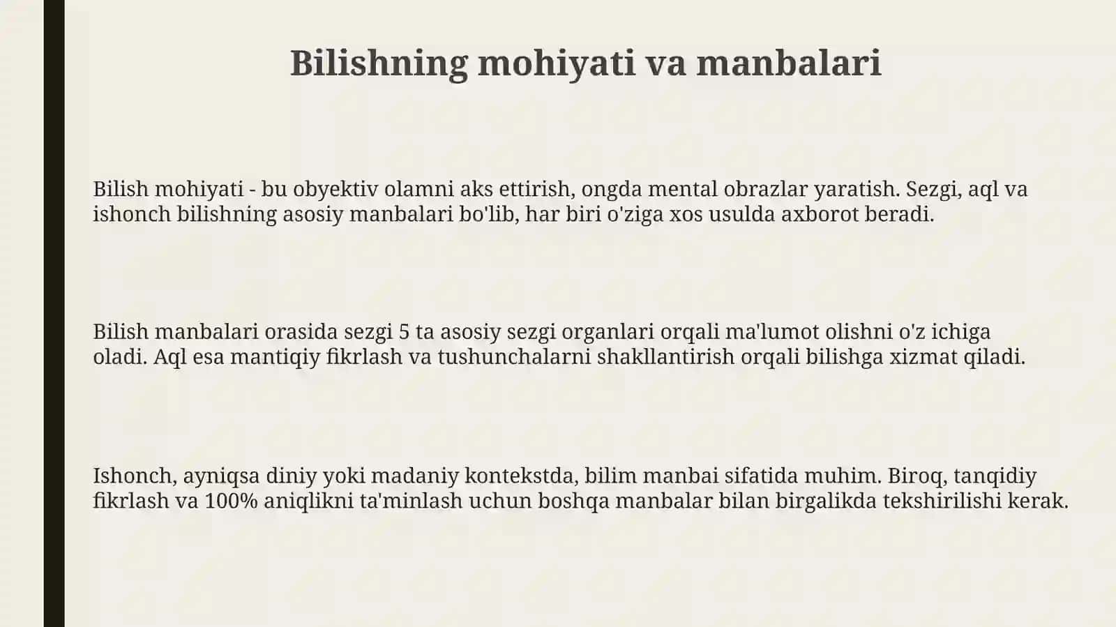 Bilishfalsafasi(gnoseologiya) 3