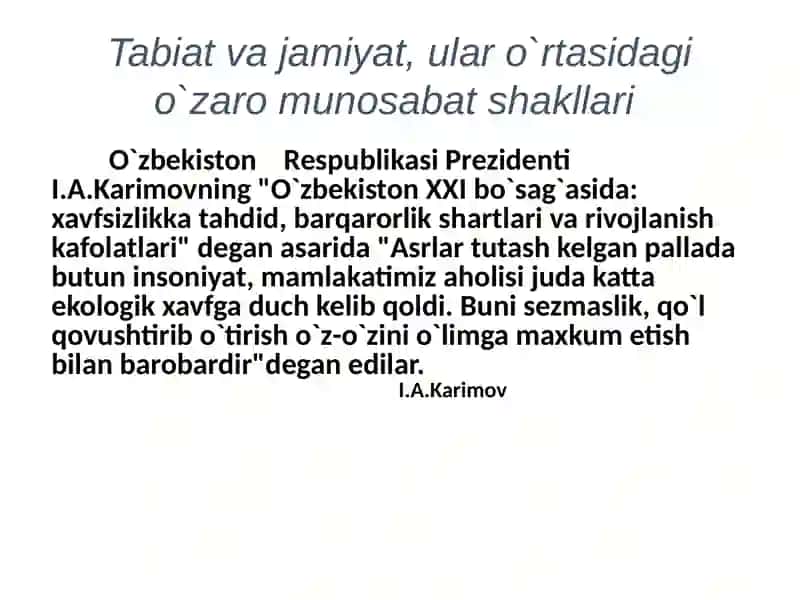 Ekologiya muammosi 3