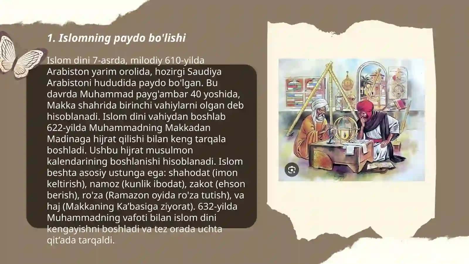 Islom madaniyatining tarkib topishi va rivojlanishi 3
