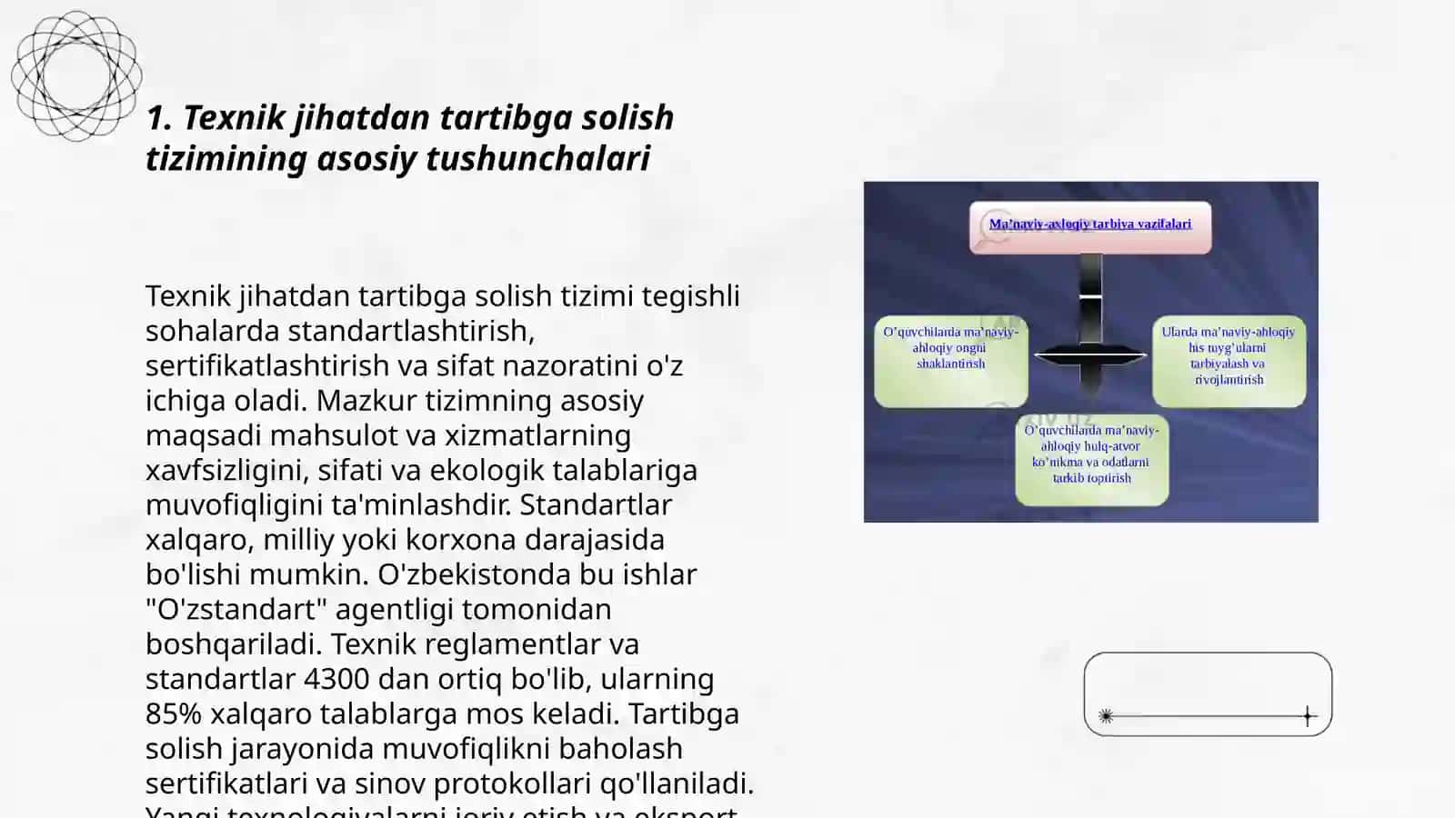 Texnik jixatdan tartibga solish davlat tizm asoslari 3