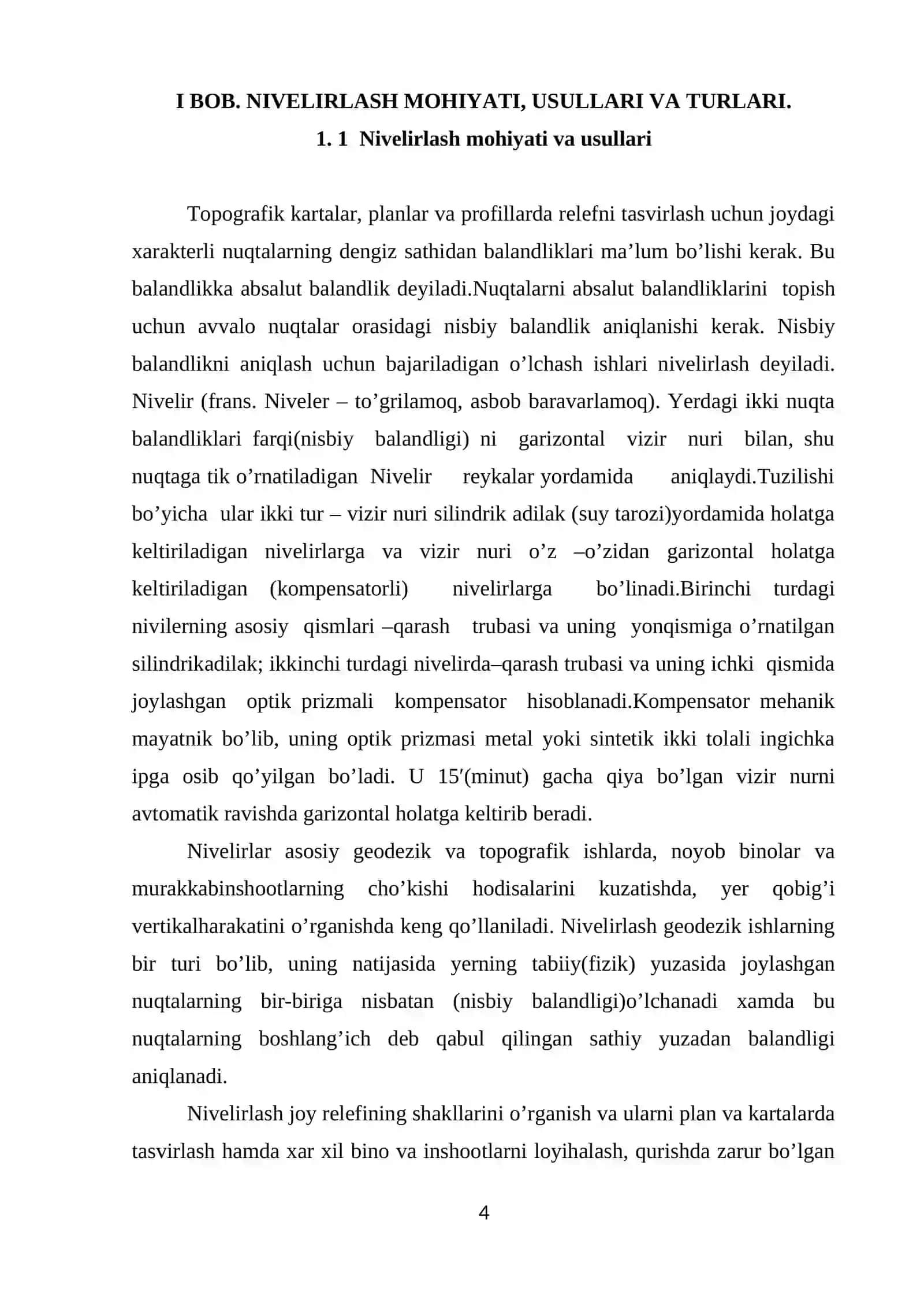 SILINDRIK ADILAKLI VA KOMPENSATORLI HAMDA RAQAMLI NIVELIRLAR 3